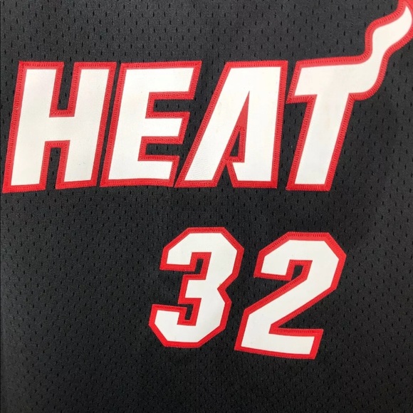 Shaquille O’Neal Shaq Miami Heat Authentic Reebok Black NBA Jersey XL +2 Length - Picture 10 of 11